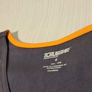 Scrubstar Premium Scrubwear 3XL Stretch Mock Wrap Top Scrubs for Women New Tags
